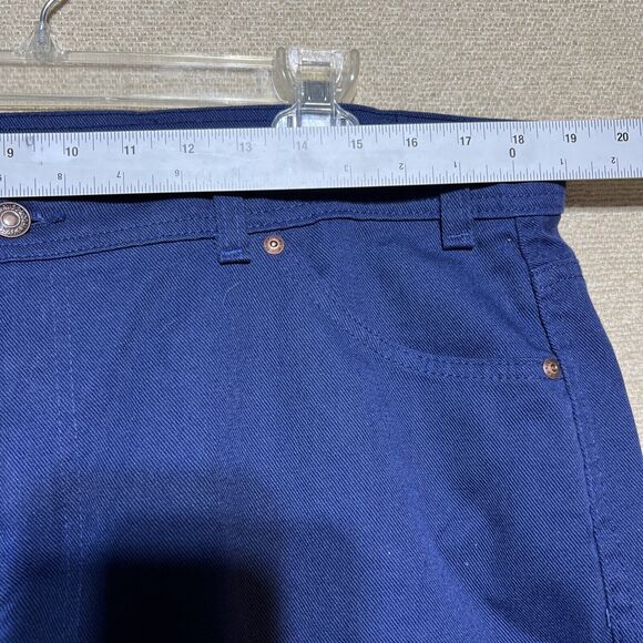 Vintage White Tab Levis Men With A Skosh More Room Navy 549 Jeans 40x32 - Picture 7 of 12